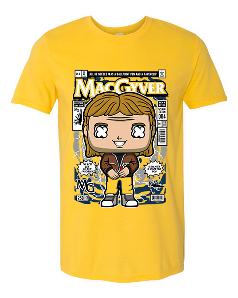 T-Shirt Macgyver Pop Culture Daisy