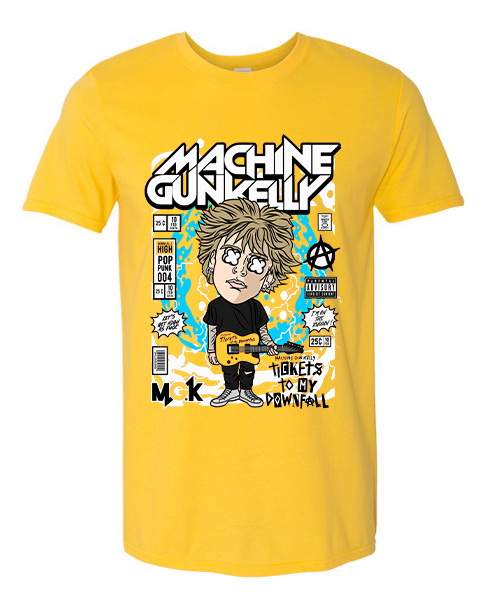 T-Shirt Machine Gun Kelly Pop Culture Daisy