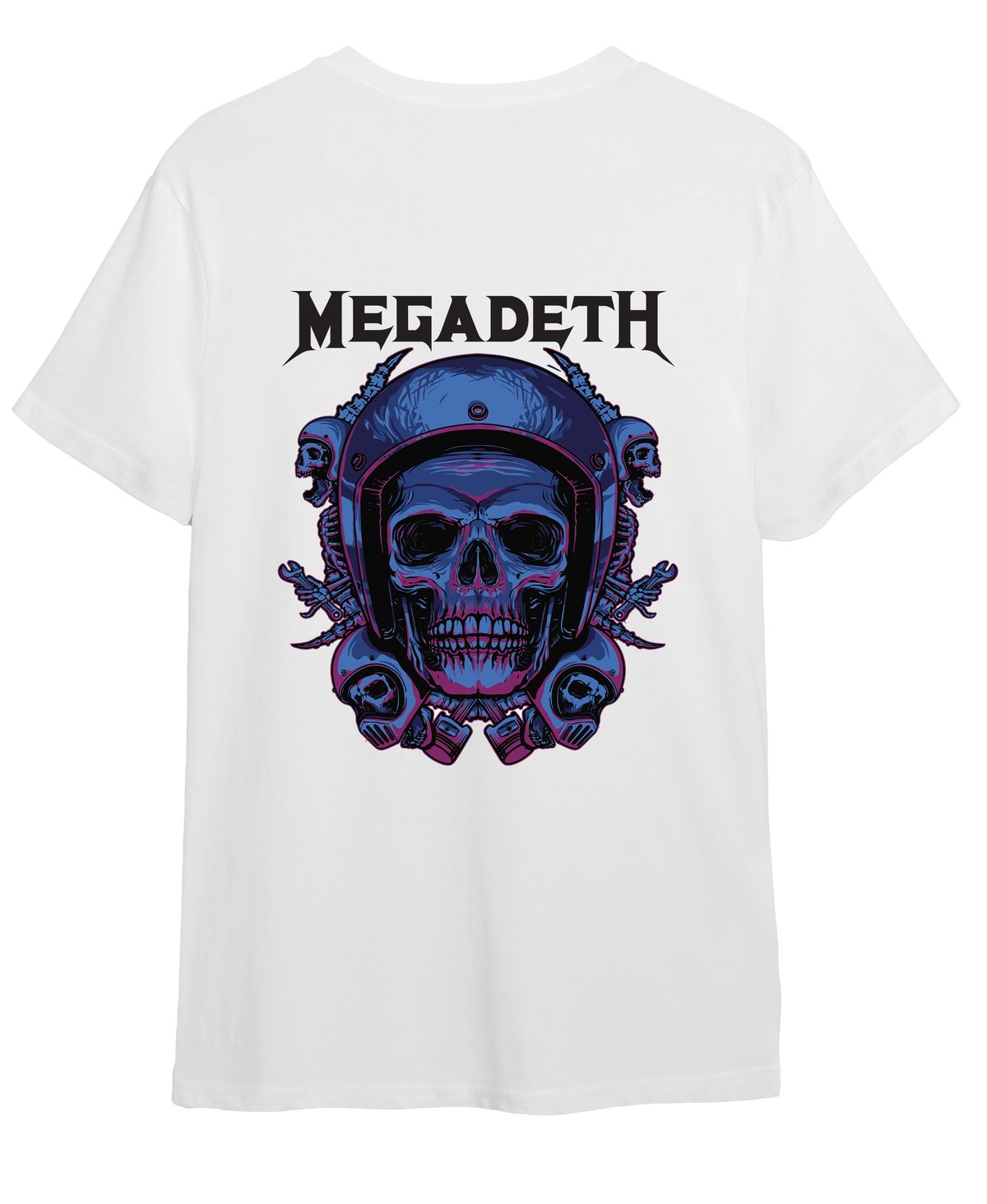 T-Shirt Megadeth Art2 Rock Avenue White