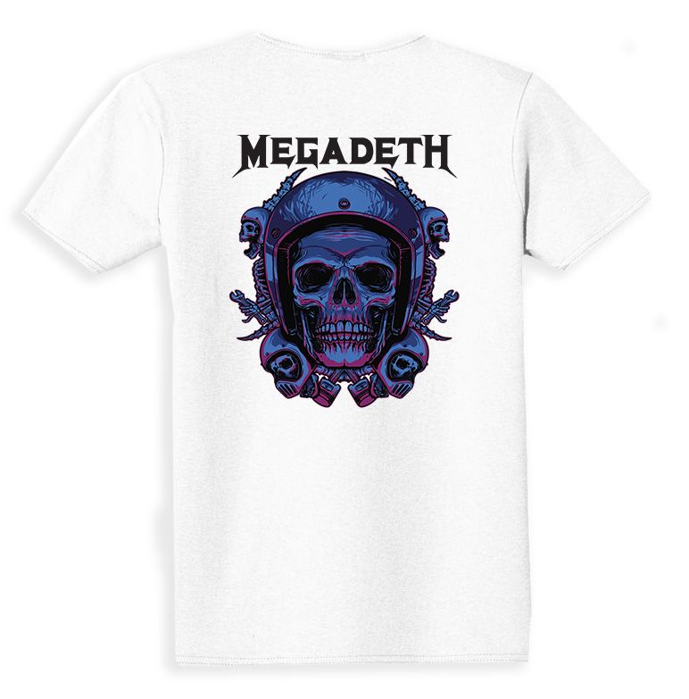 Παιδικό T-shirt Megadeth Art2 Rock Avenue White