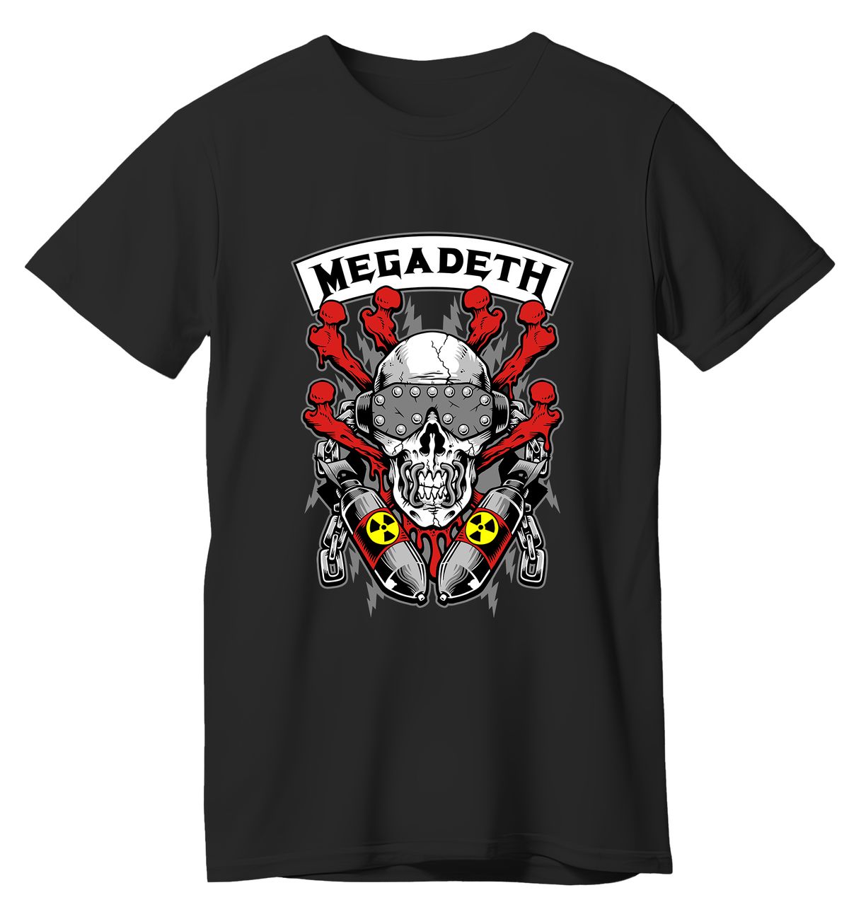 T-Shirt Megadeth Art3 Rock Avenue Black
