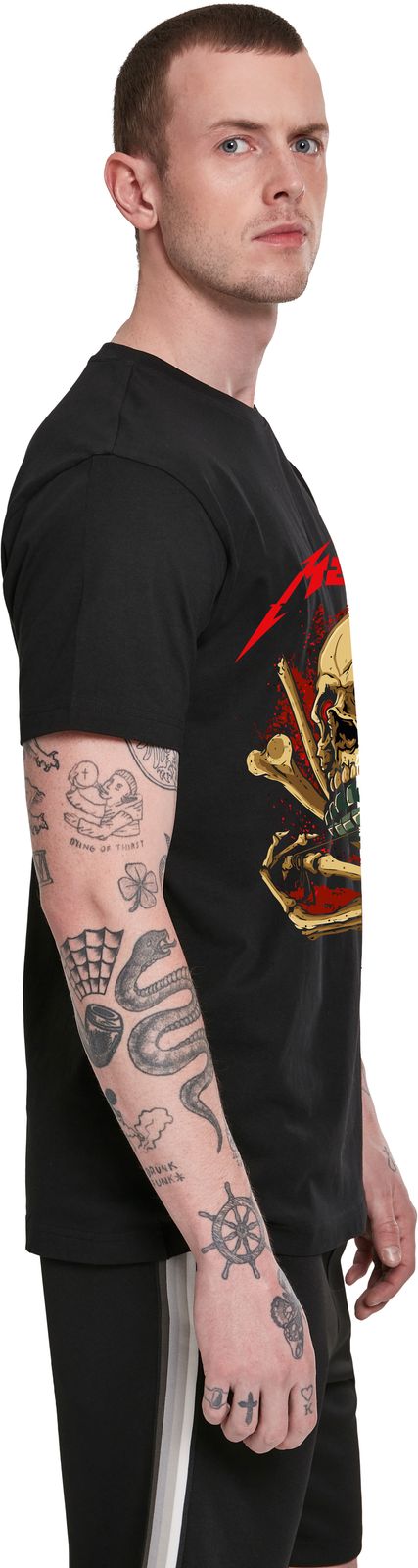 T-Shirt Metallica Art2 Rock Avenue Black ανδρικά Basic T-Shirts Simple Wear Μπλουζάκια κοντομάνικα
