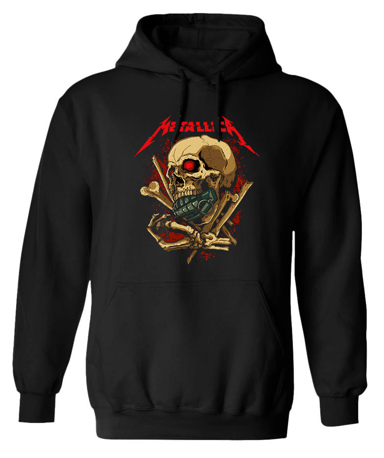Hoodie Metallica Art2 Rock Avenue Black