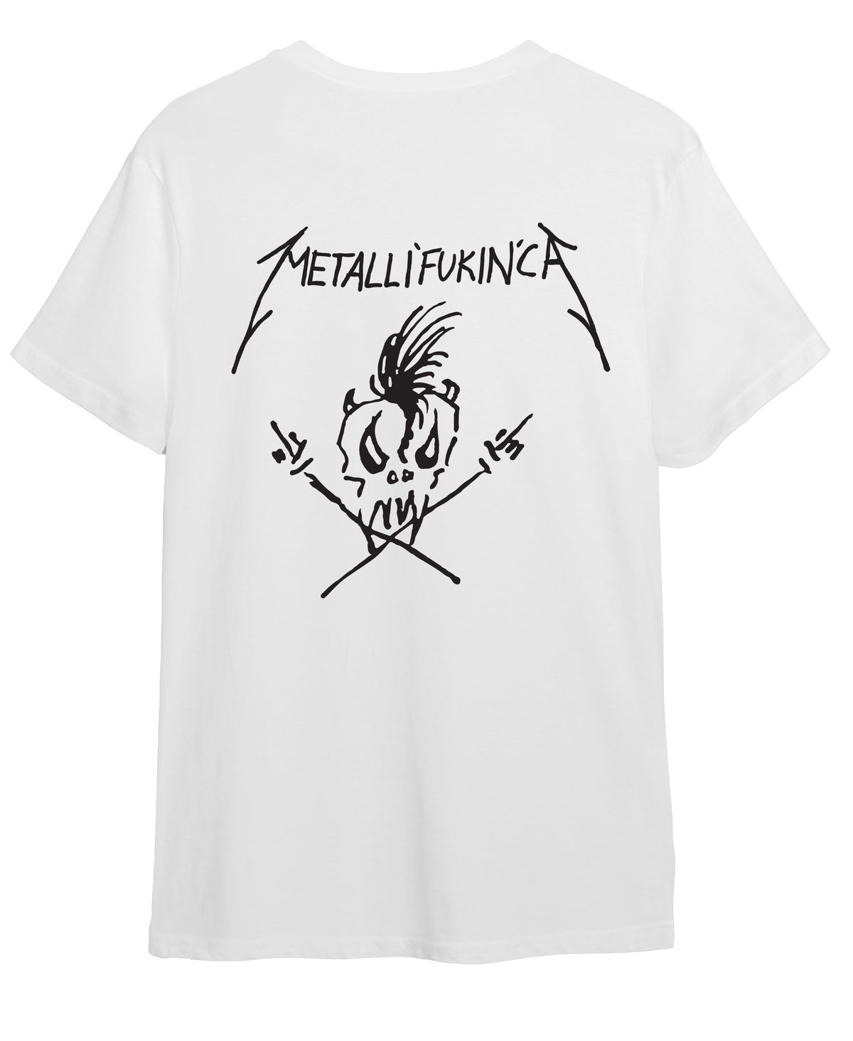 T-Shirt Metallica Fuckin Rock Avenue White