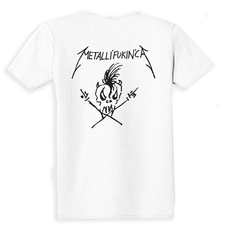 Παιδικό T-shirt Metallica Fuckin Rock Avenue White