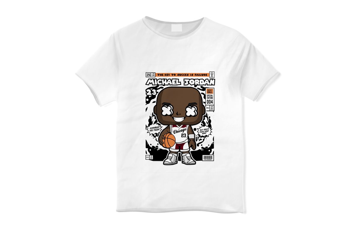 Παιδικό T-shirt Michael Jordan Pop Culture White