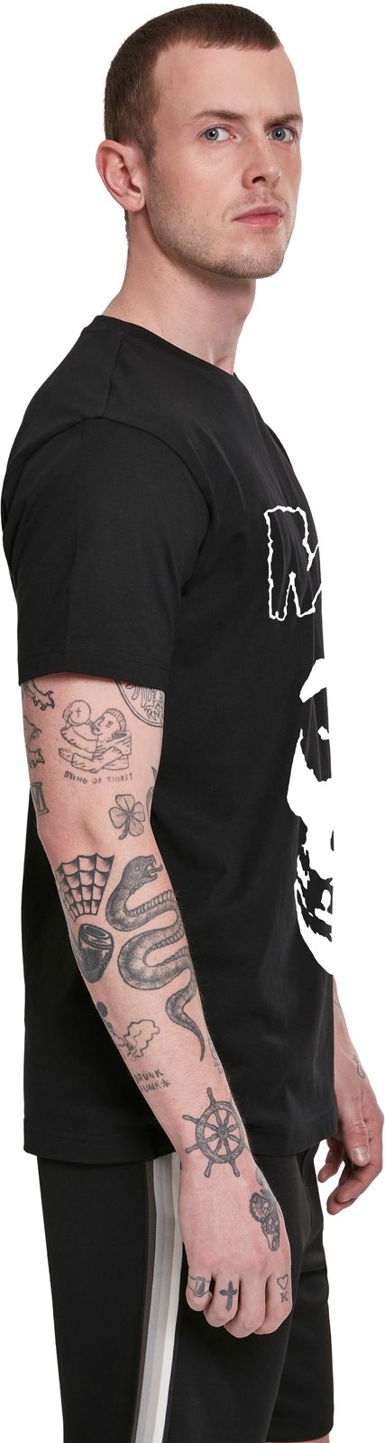 T-Shirt Misfits Skull Rock Avenue Black ανδρικά Basic T-Shirts Simple Wear Μπλουζάκια κοντομάνικα