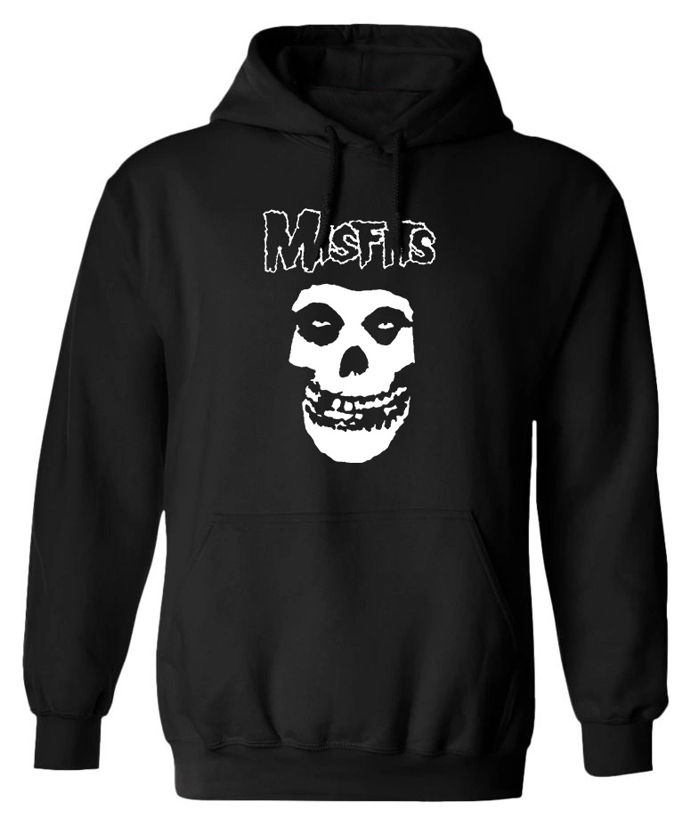 Hoodie Misfits Skull Rock Avenue Black