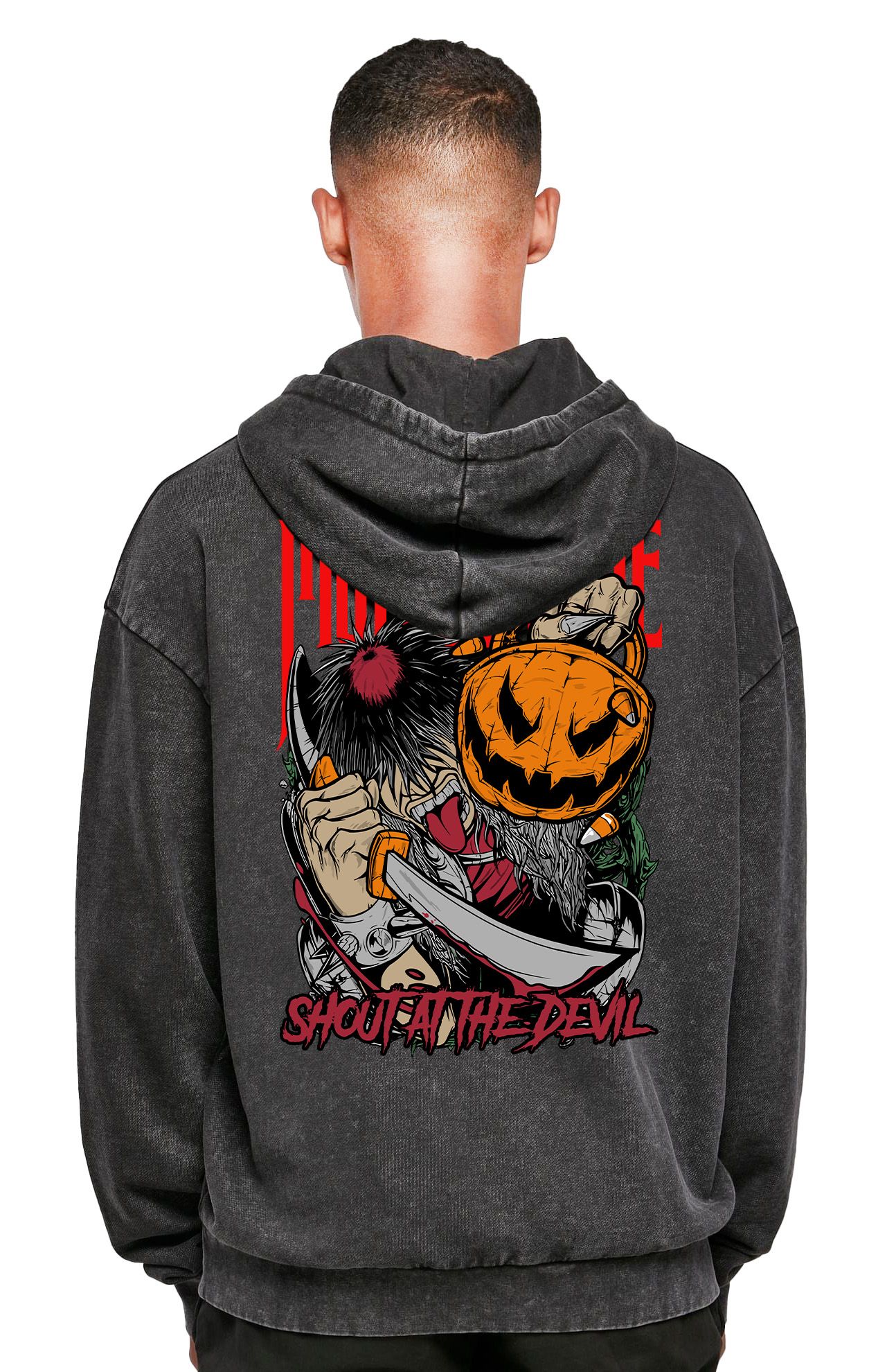 Oversized Premium Hoodie Motley Crue Art1 Rock Avenue Black ανδρικά Φούτερ Simple Wear