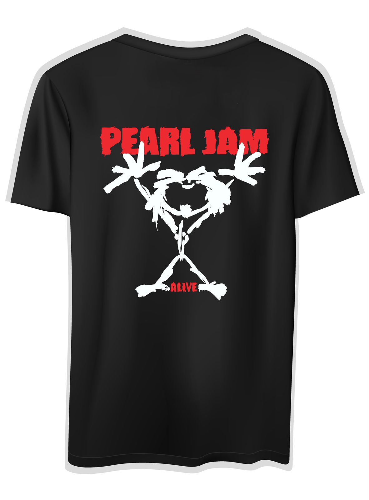 T-Shirt Pearl Jam Alive Rock Avenue Black
