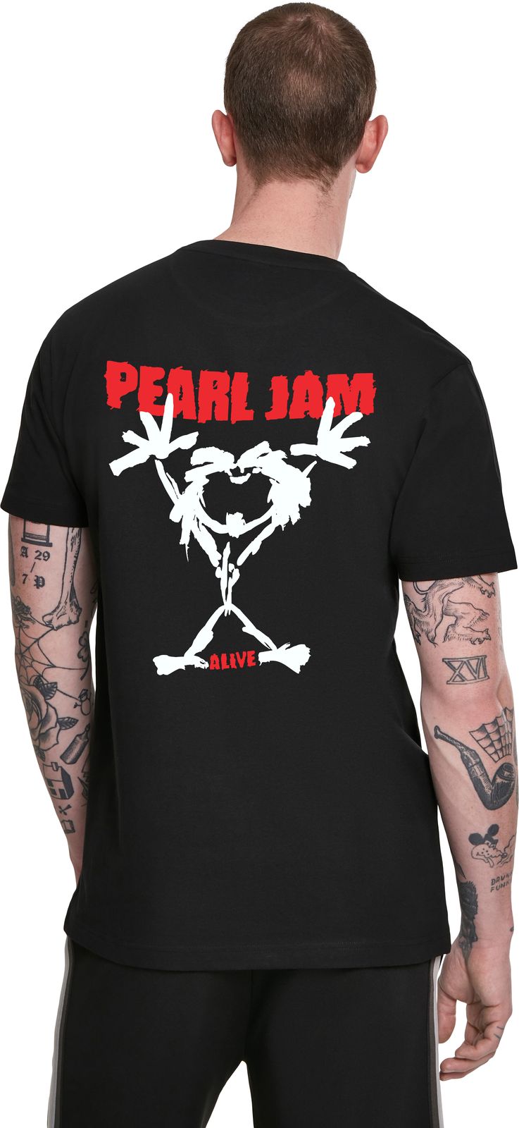 T-Shirt Pearl Jam Alive Rock Avenue Black ανδρικά Basic T-Shirts Simple Wear Μπλουζάκια κοντομάνικα