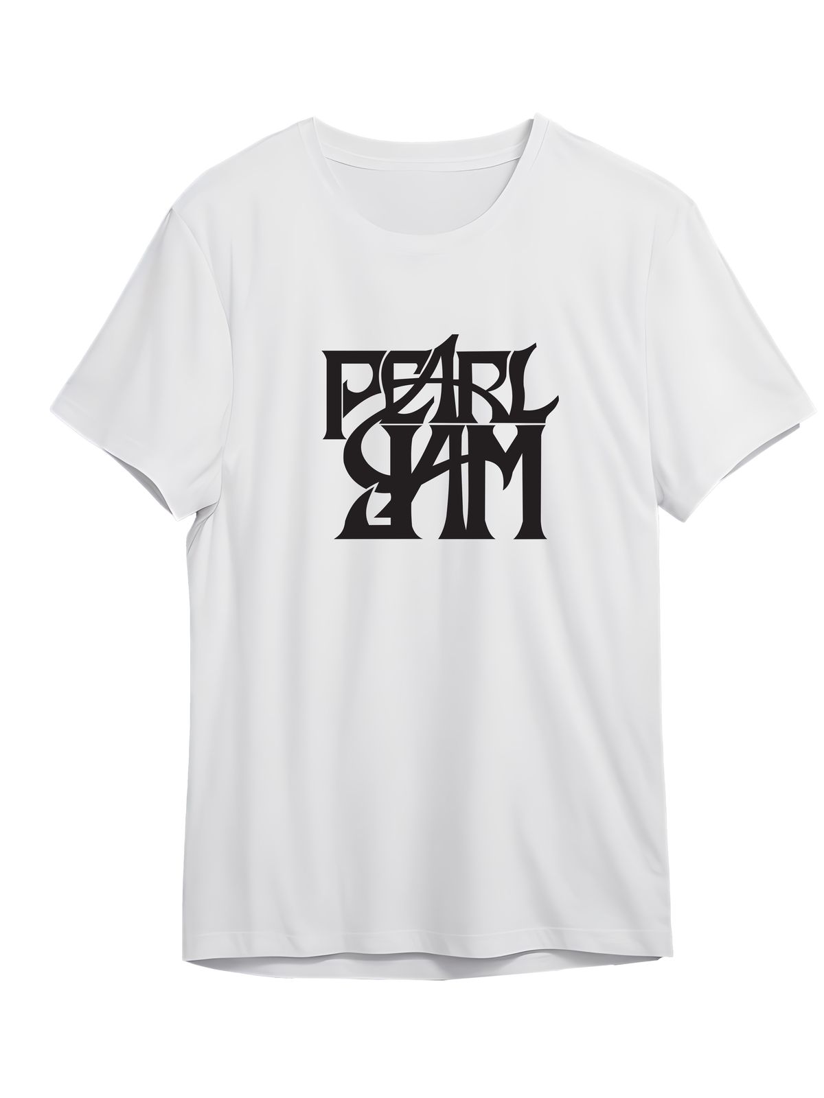 T-Shirt Pearl Jam Band Logo Art Rock Avenue White