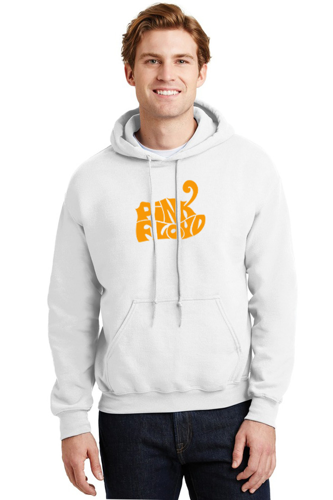 Hoodie Pink Floyd1 Rock Avenue White ανδρικά Φούτερ Simple Wear