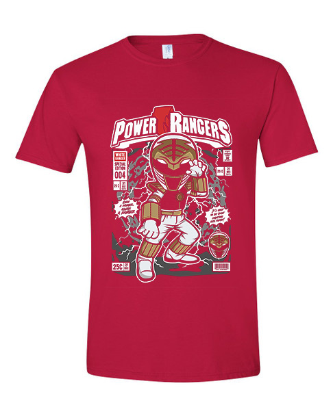 T-Shirt Power Ranger Pop Culture Red
