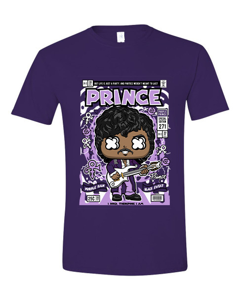 T-Shirt Prince Pop Culture Purple