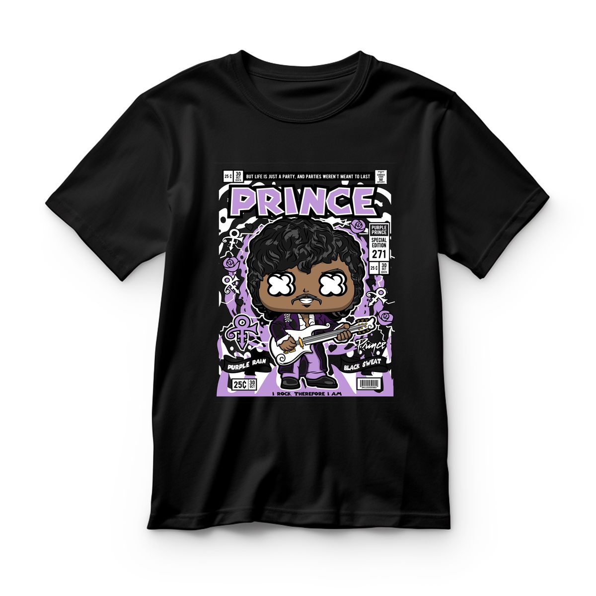 Παιδικό T-shirt Prince Pop Culture Black