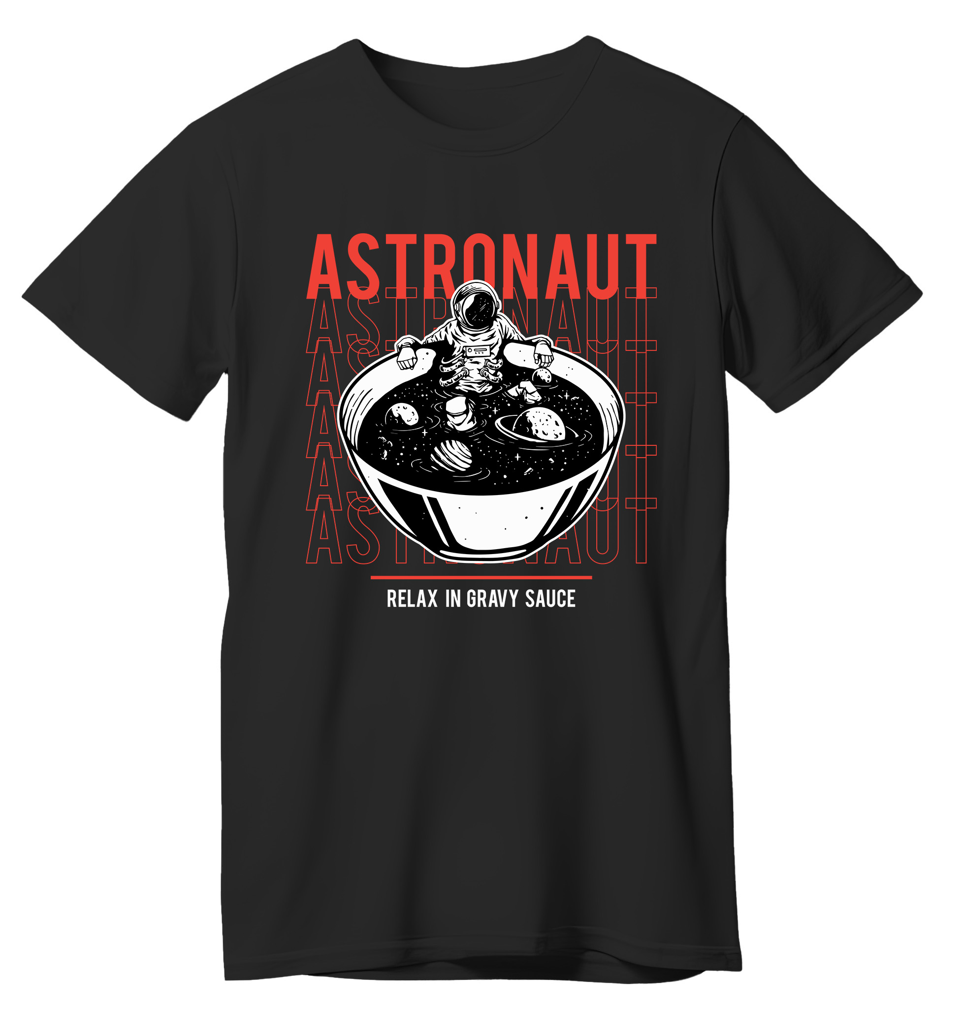 T-Shirt Relax Pop Culture Black