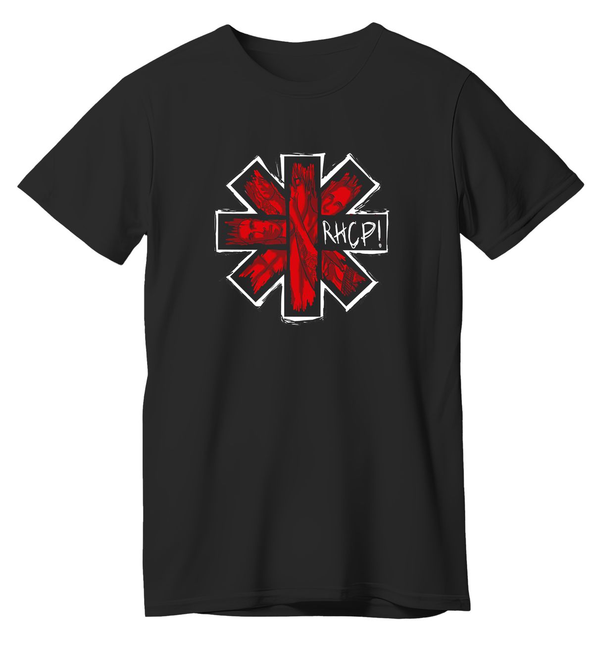 T-Shirt Rhcp Rock Avenue Black