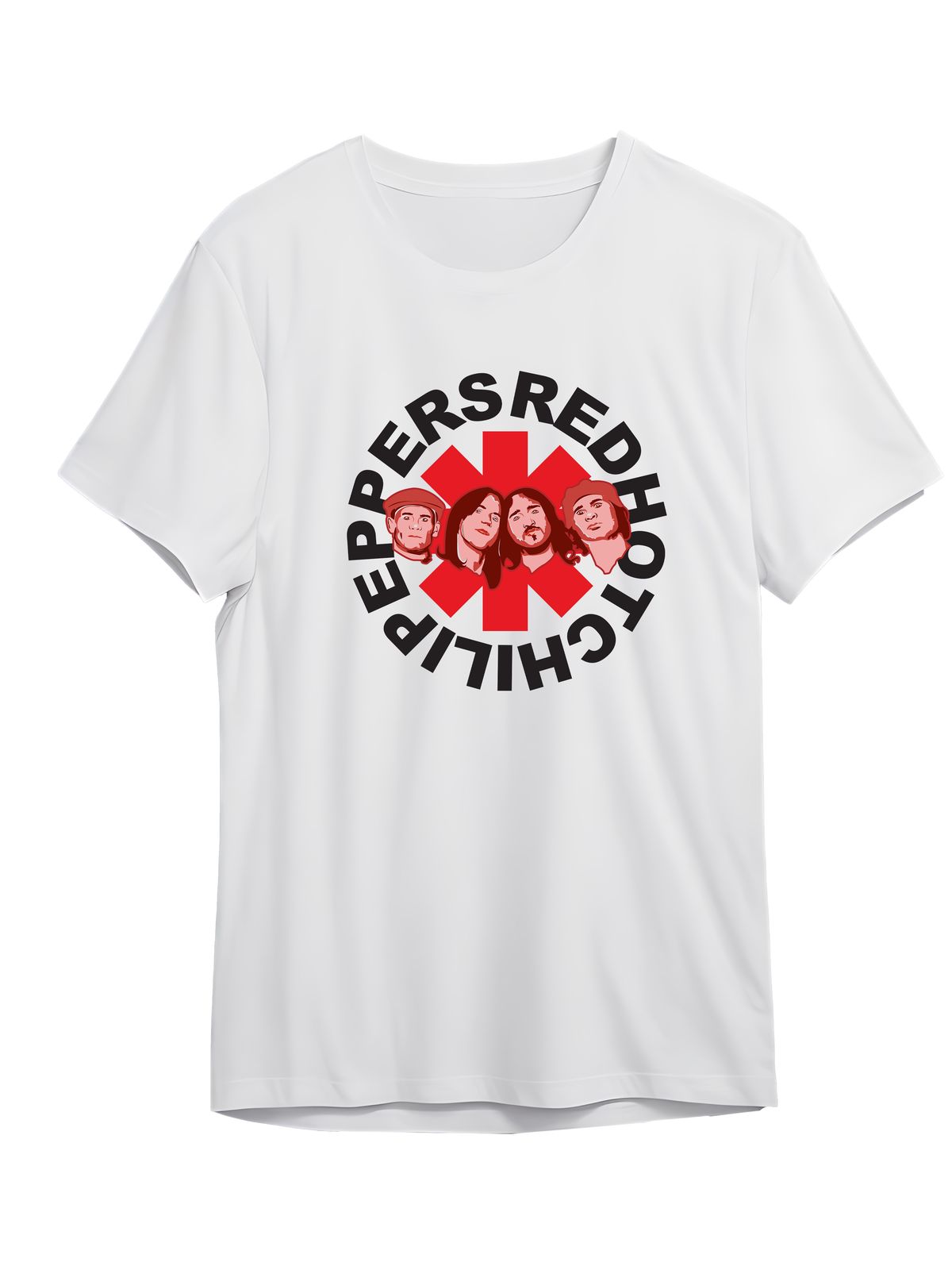 T-Shirt Rhcp Art2 Rock Avenue White