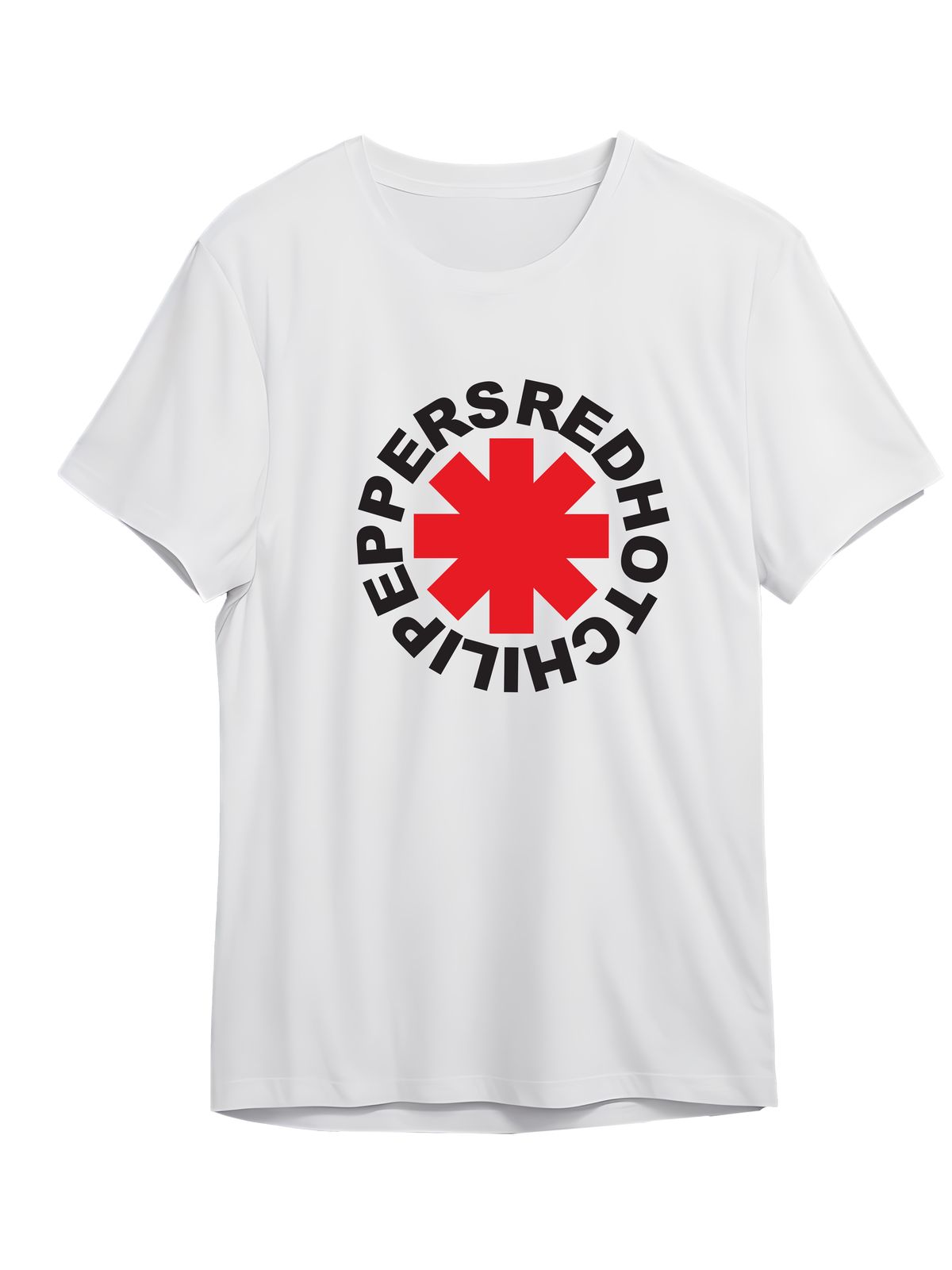 T-Shirt Rhcp Band Logo Art Rock Avenue White