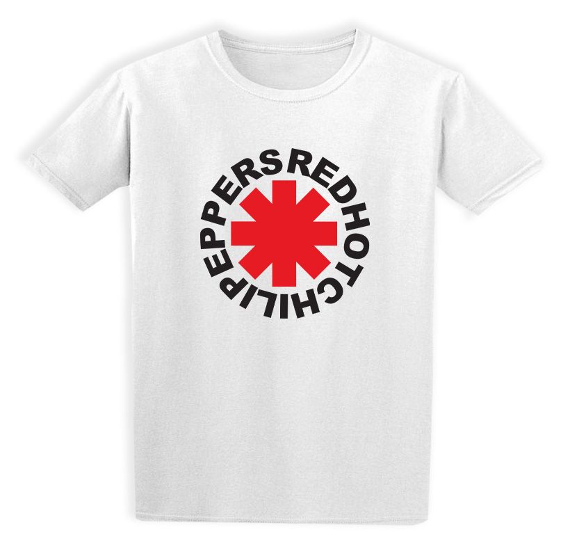 Παιδικό T-shirt Rhcp Band Logo Art Rock Avenue White