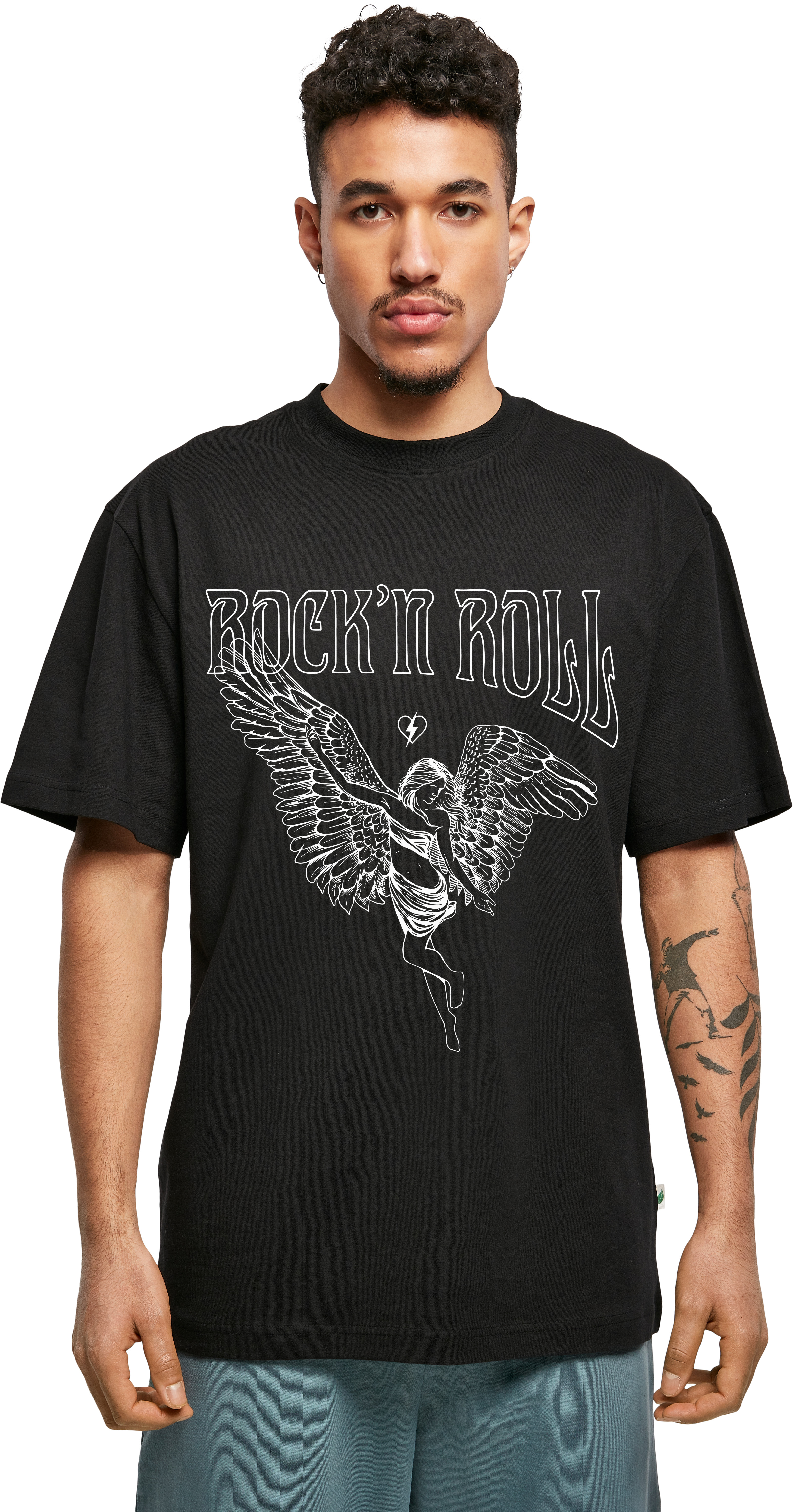 T-Shirt Rock N Roll Pop Culture Black ανδρικά Basic T-Shirts Simple Wear Μπλουζάκια κοντομάνικα