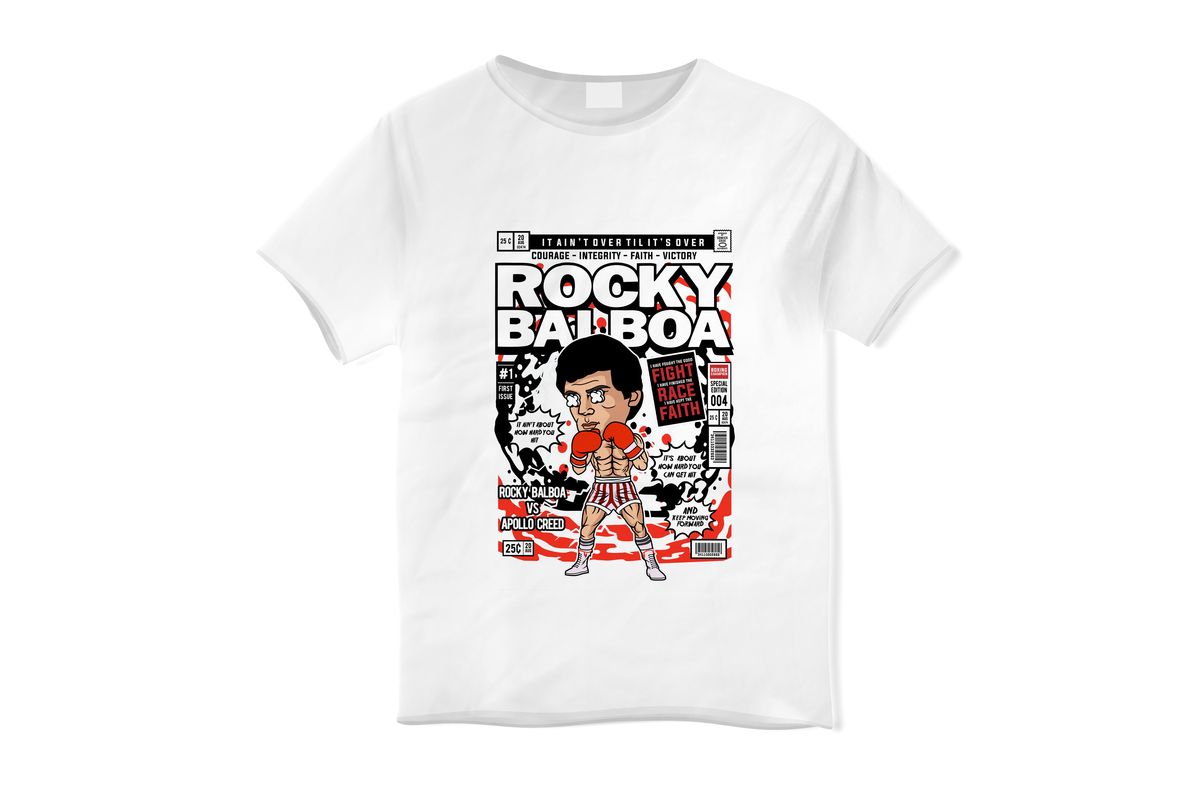 Παιδικό T-shirt Rocky Balboa Pop Culture White
