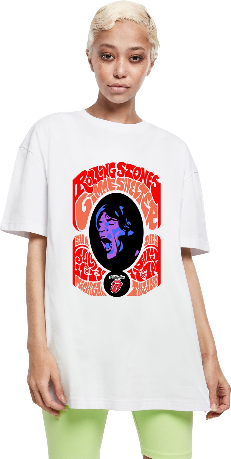 T-Shirt Rolling Stones Art1 Rock Avenue White ανδρικά Basic T-Shirts Simple Wear Μπλουζάκια κοντομάνικα