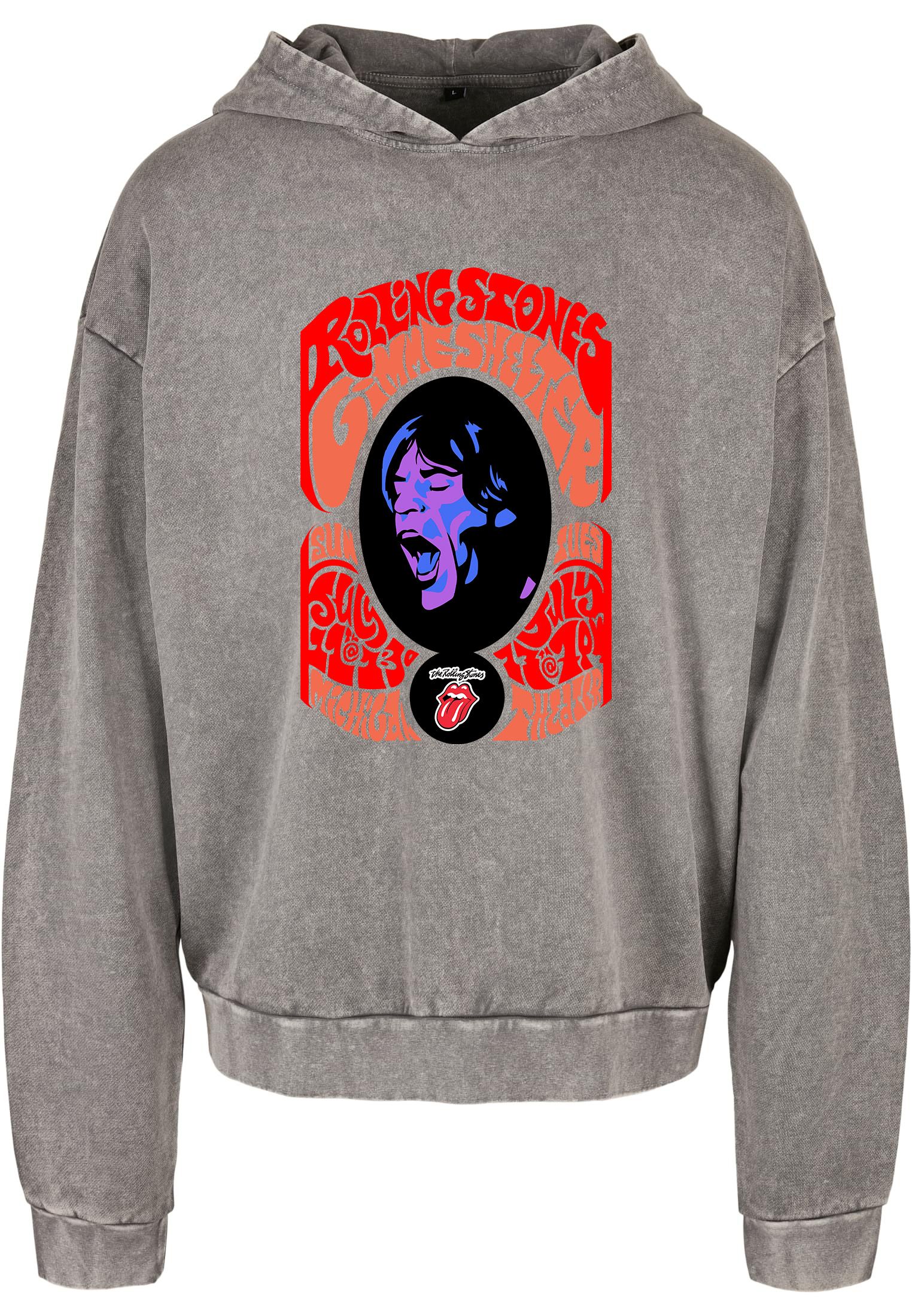 Oversized Premium Hoodie Rolling Stones Art1 Rock Avenue Asphalt