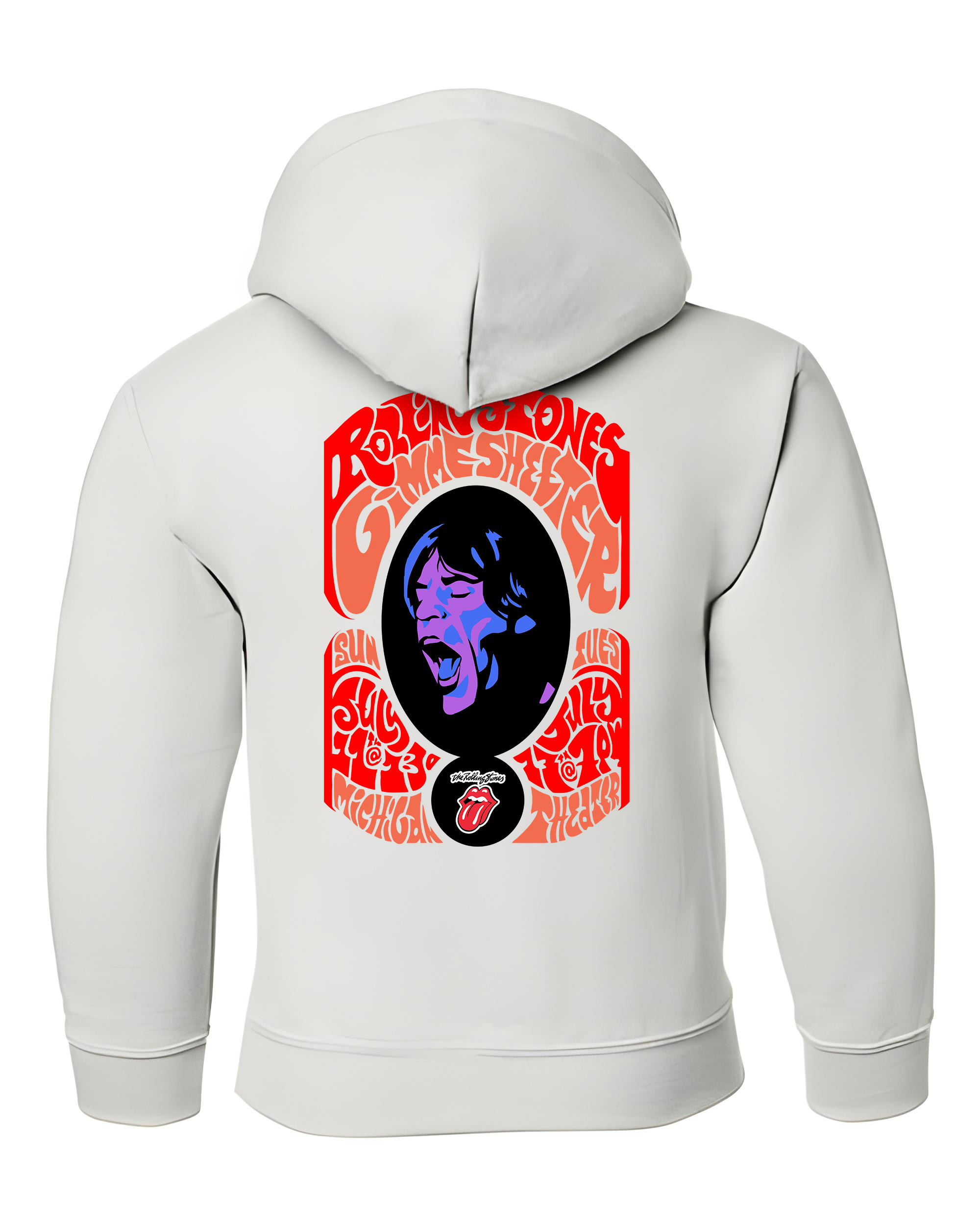 Παιδικό Hoodie Rolling Stones Art1 Rock Avenue White