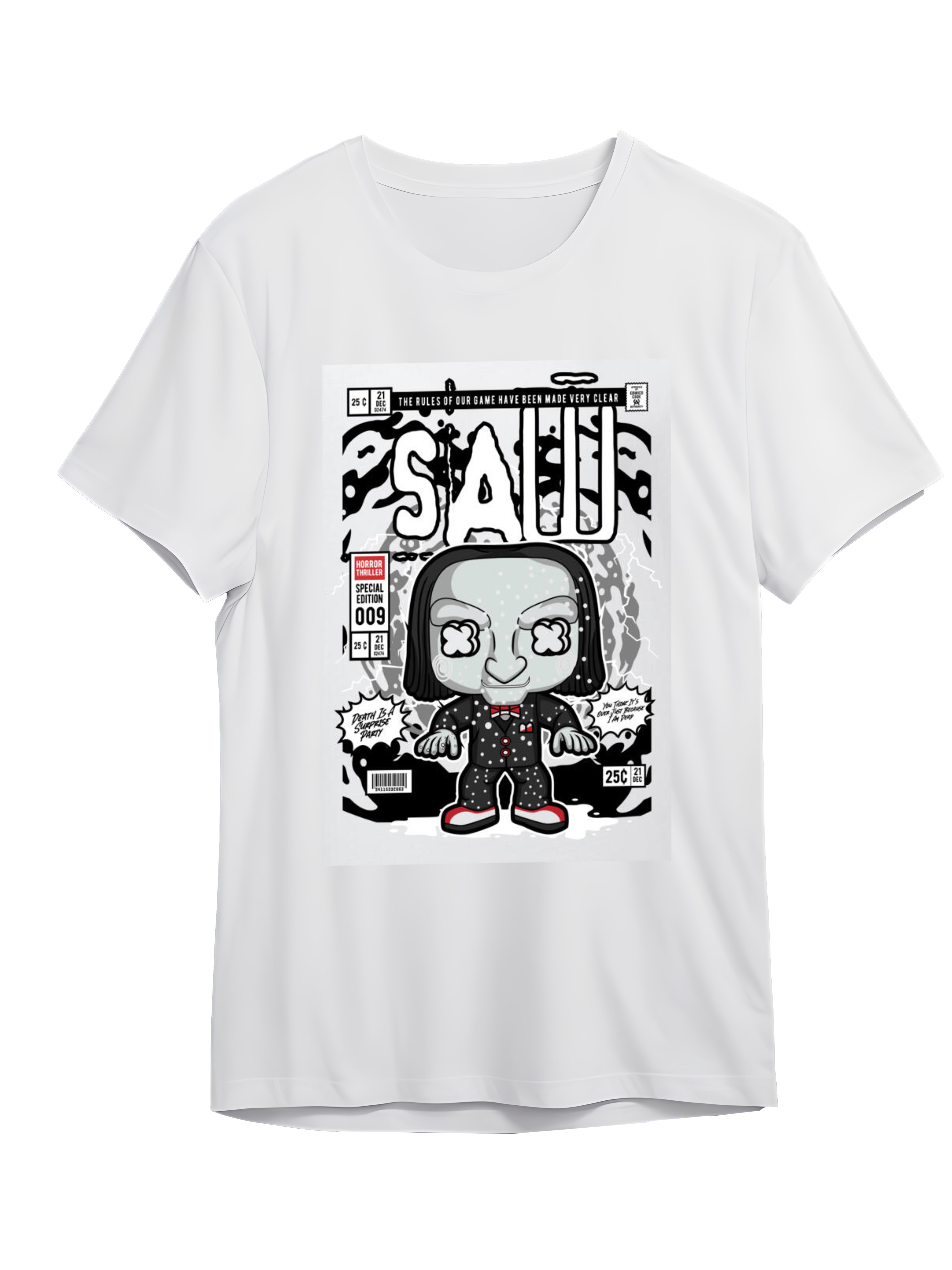T-Shirt Saw Billy Pop Culture White