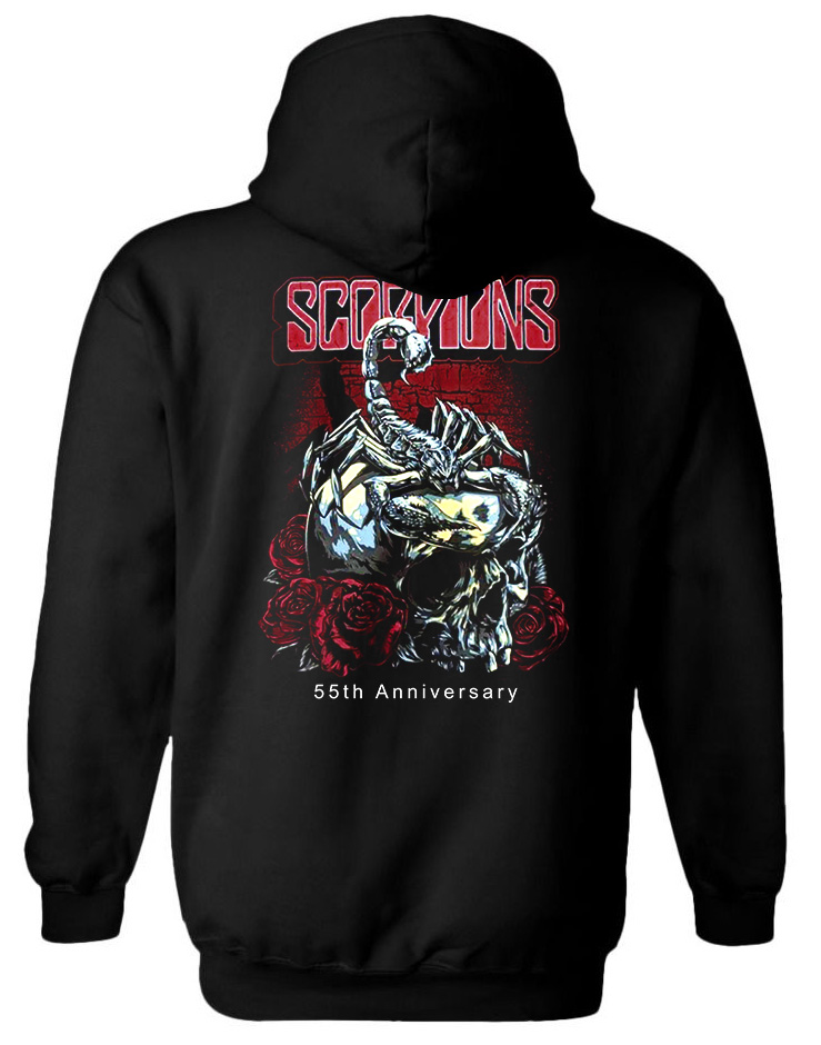 Hoodie Scorpions 2 Rock Avenue Black