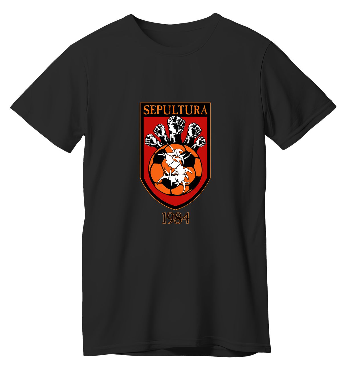 T-Shirt Sepultura 1984 Rock Avenue Black