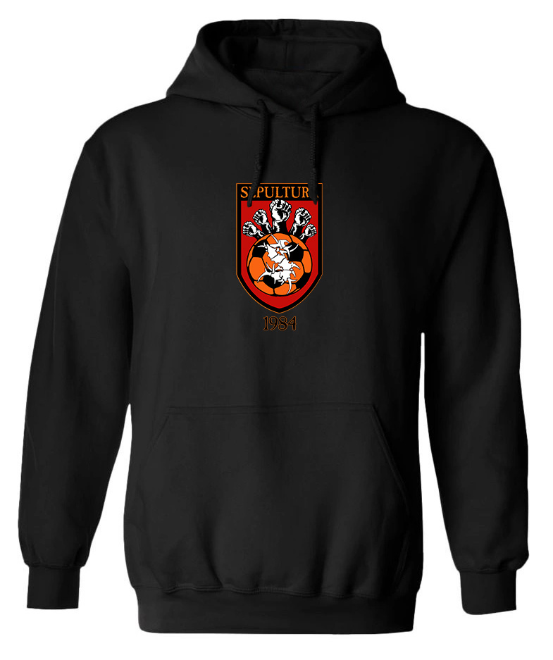 Hoodie Sepultura 1984 Rock Avenue Black