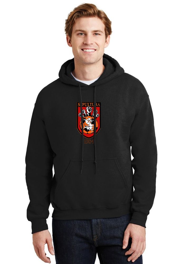 Hoodie Sepultura 1984 Rock Avenue Black ανδρικά Φούτερ Simple Wear