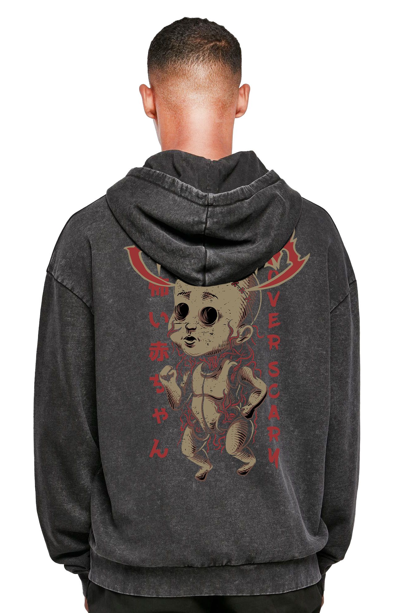 Oversized Premium Hoodie Sepultura Doll Rock Avenue Black ανδρικά Φούτερ Simple Wear