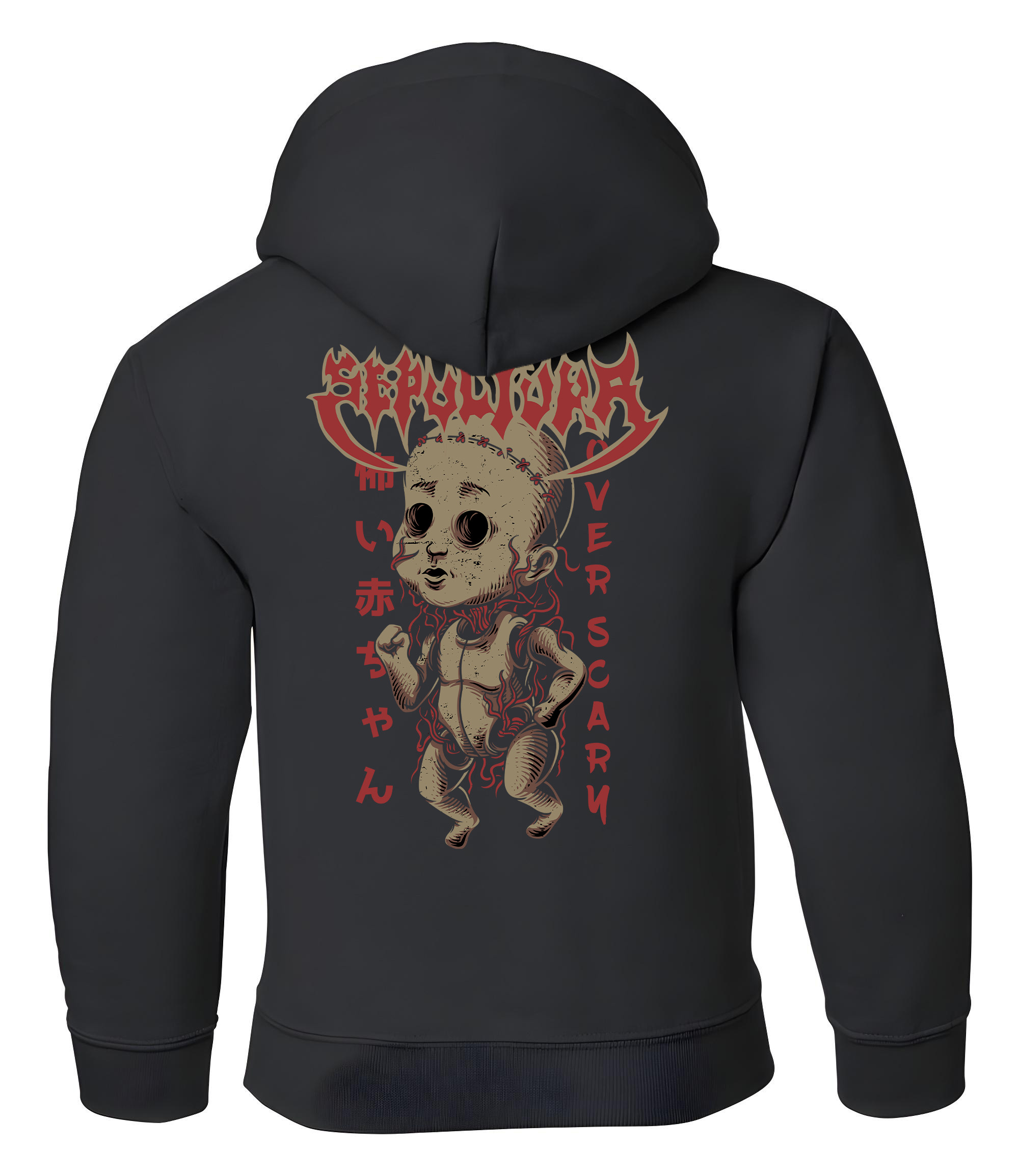 Παιδικό Hoodie Sepultura Doll Rock Avenue Black