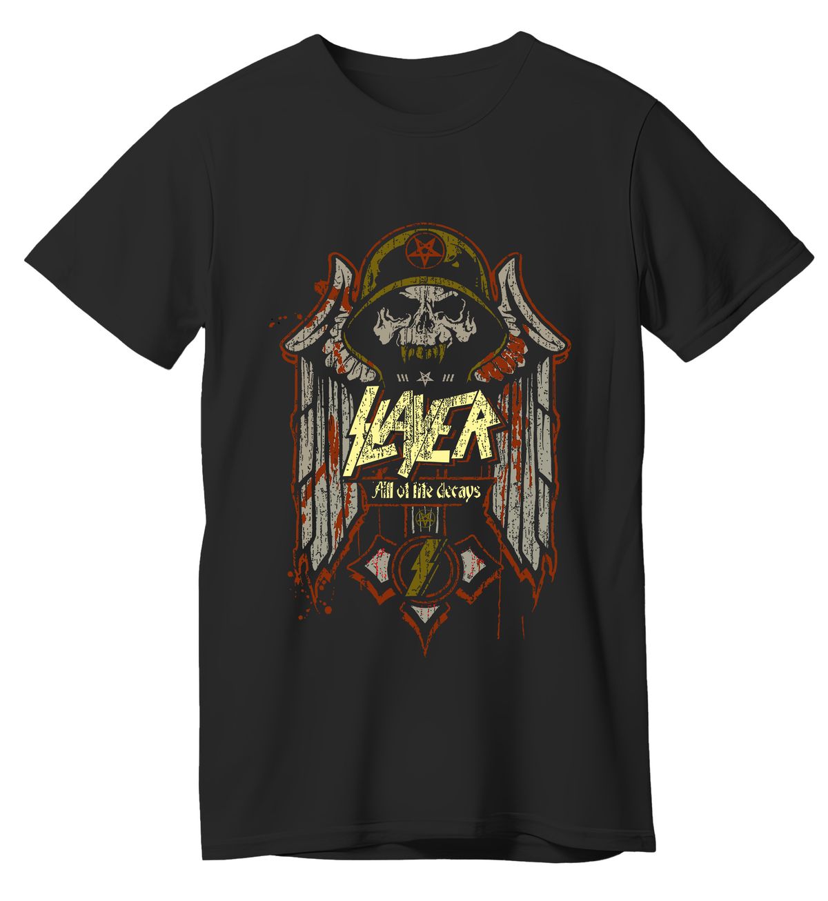 T-Shirt Slayer Rock Avenue Black