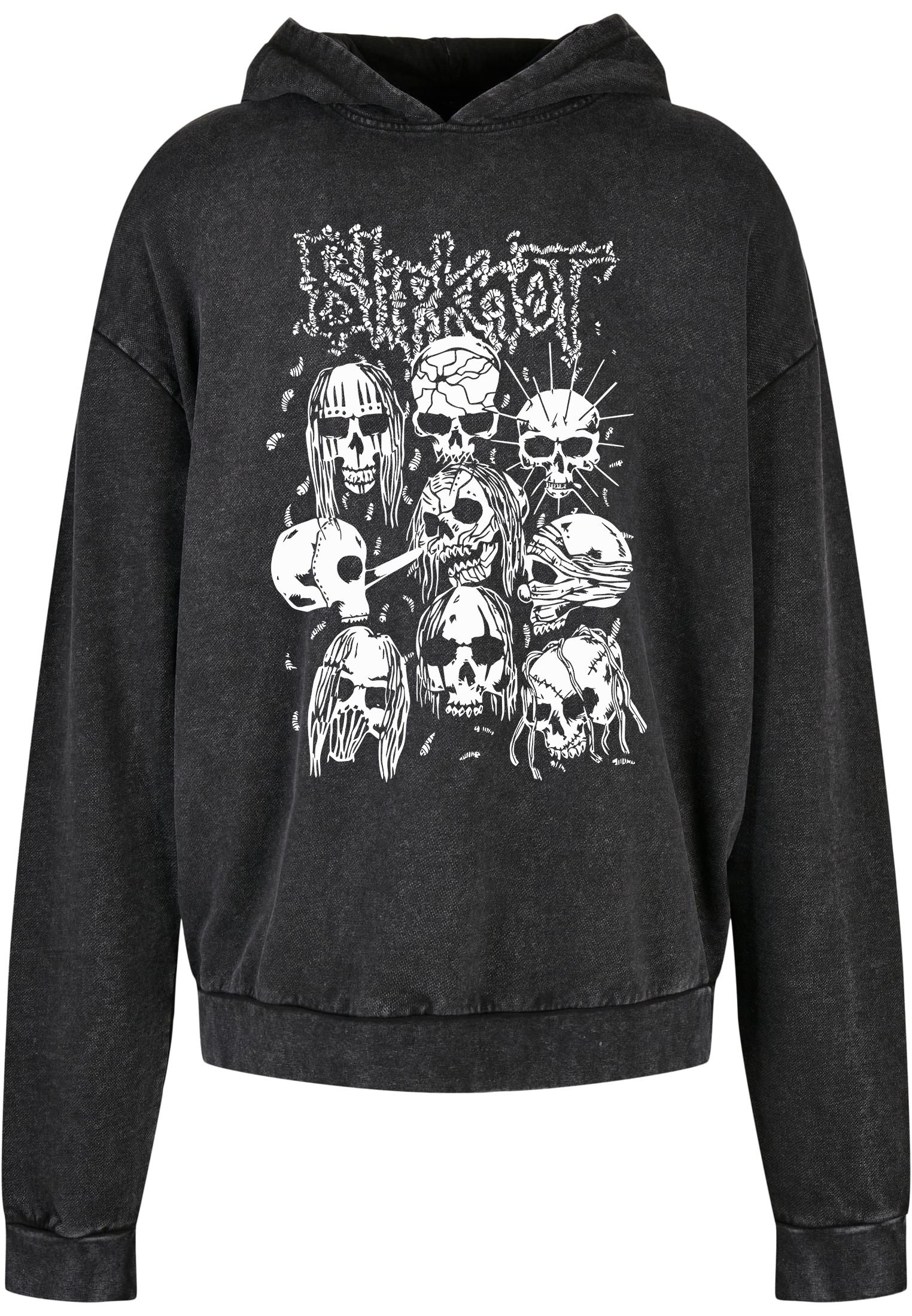 Oversized Premium Hoodie Slipknot Art Design2 Rock Avenue Black