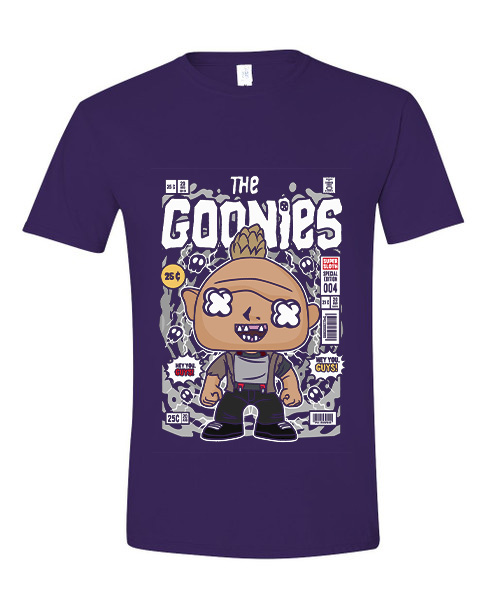T-Shirt Sloth The Goonies Pop Culture Purple