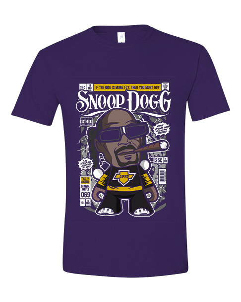 T-Shirt Snoop Dog Pop Culture Purple