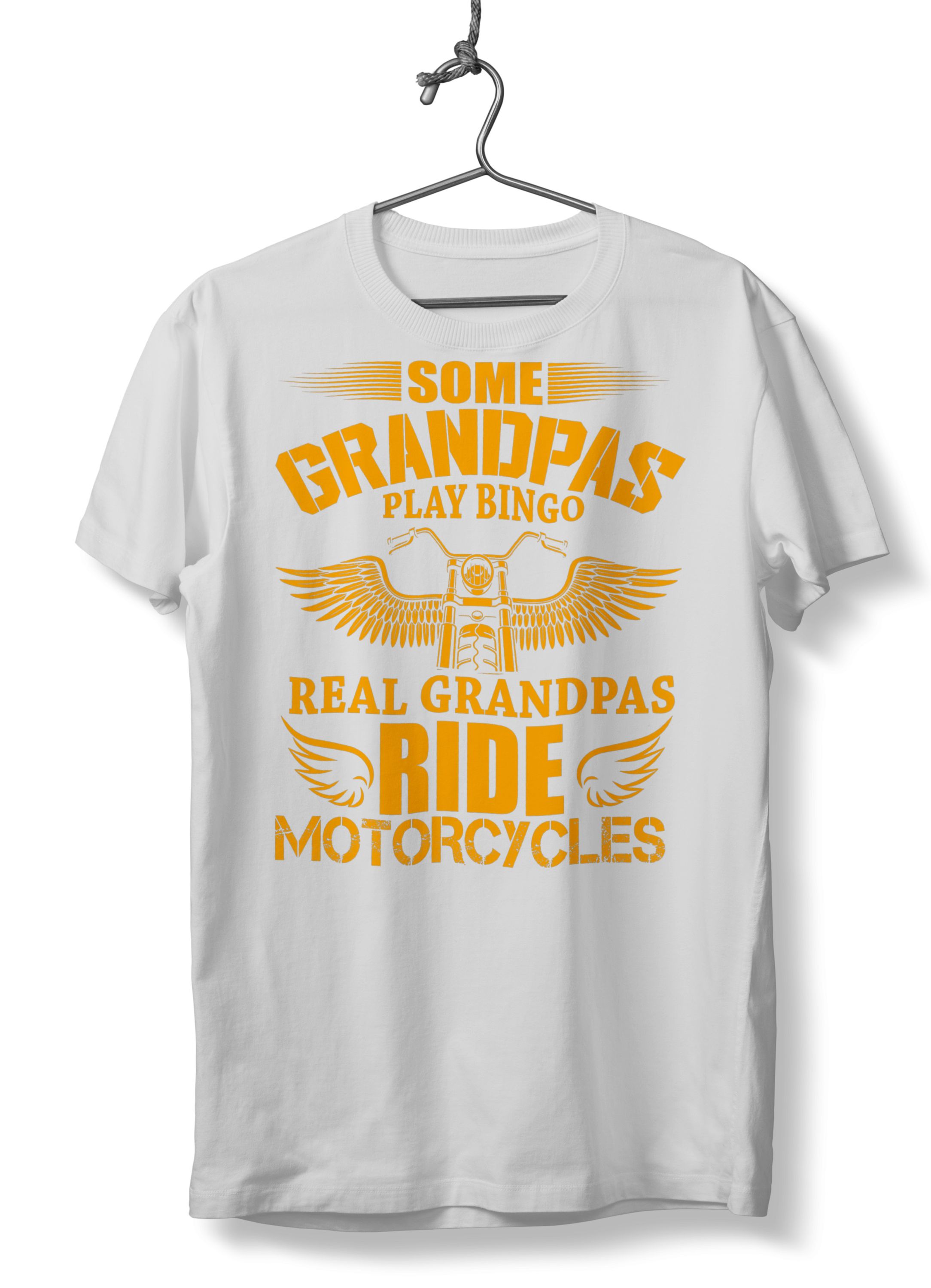 T-Shirt Some grandpas play bingo Pop Culture White