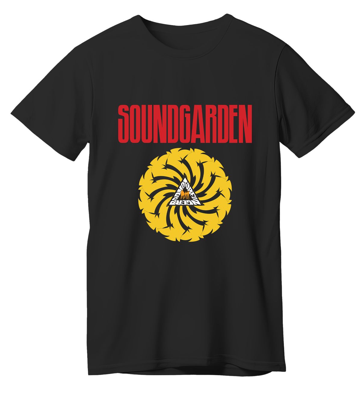 T-Shirt Soundgarden Bad Motor Finger Rock Avenue Black