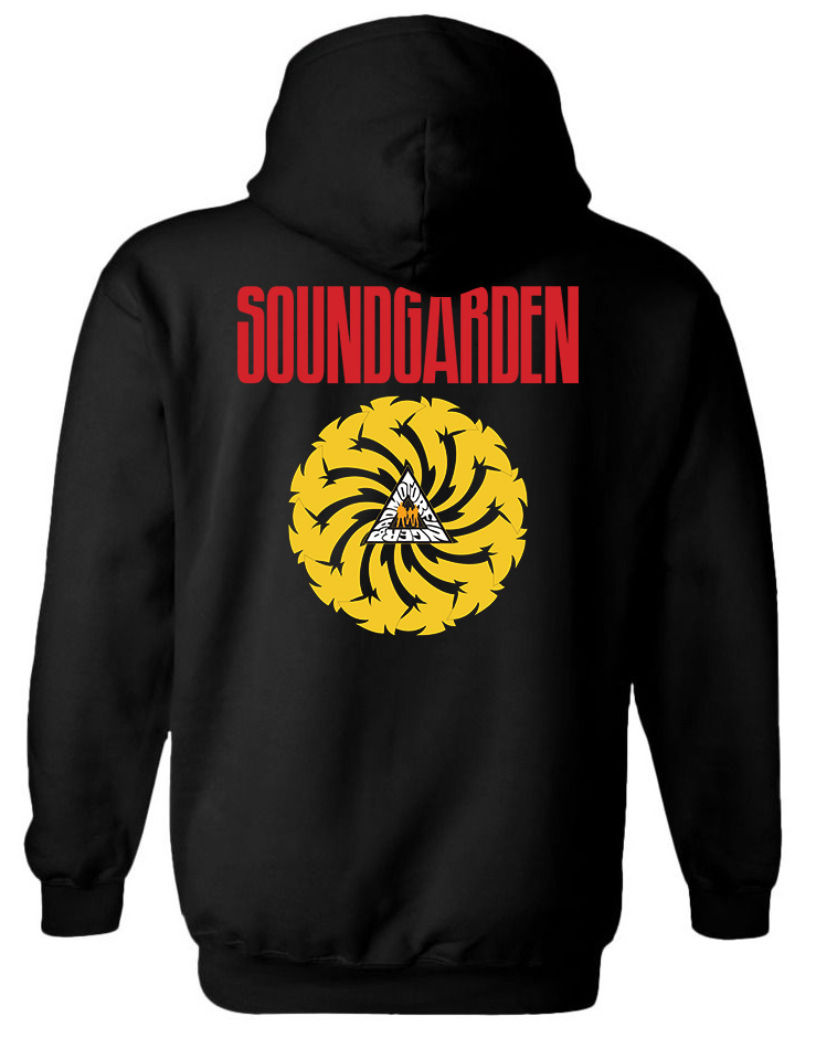 Hoodie Soundgarden Bad Motor Finger Rock Avenue Black