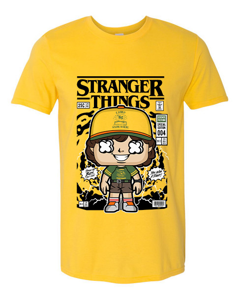 T-Shirt Stranger Things Dustin Pop Culture Daisy