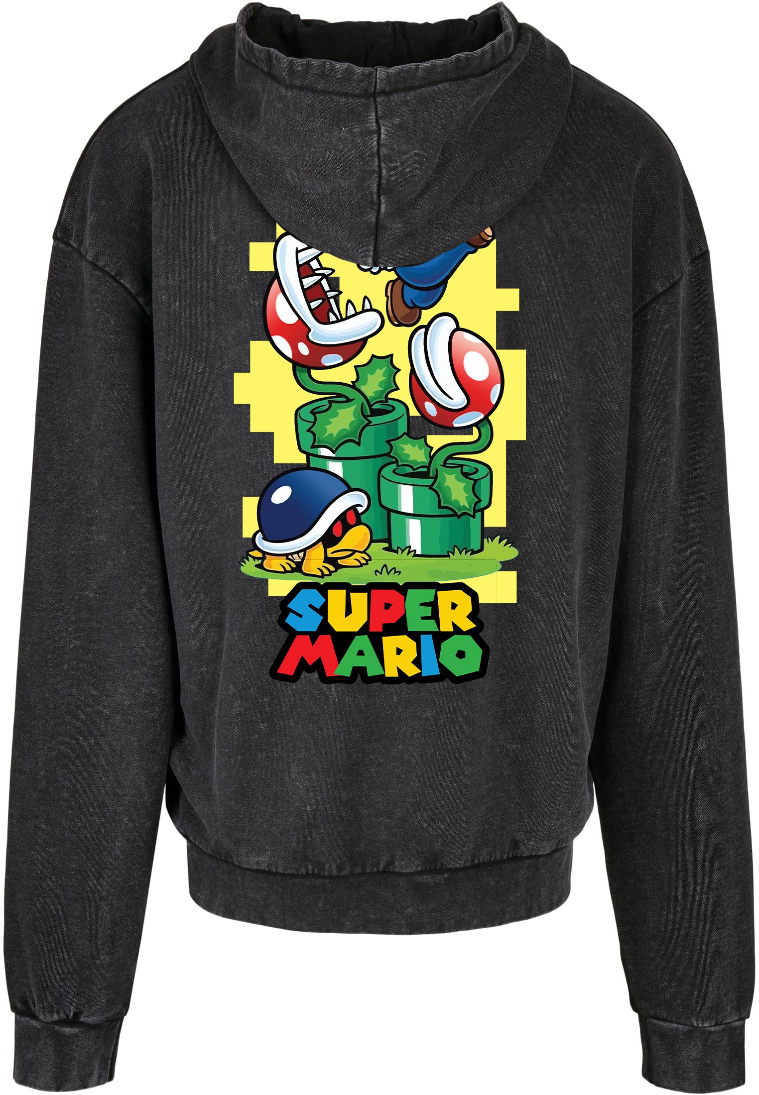 Oversized Premium Hoodie Super Mario Pop Culture Black