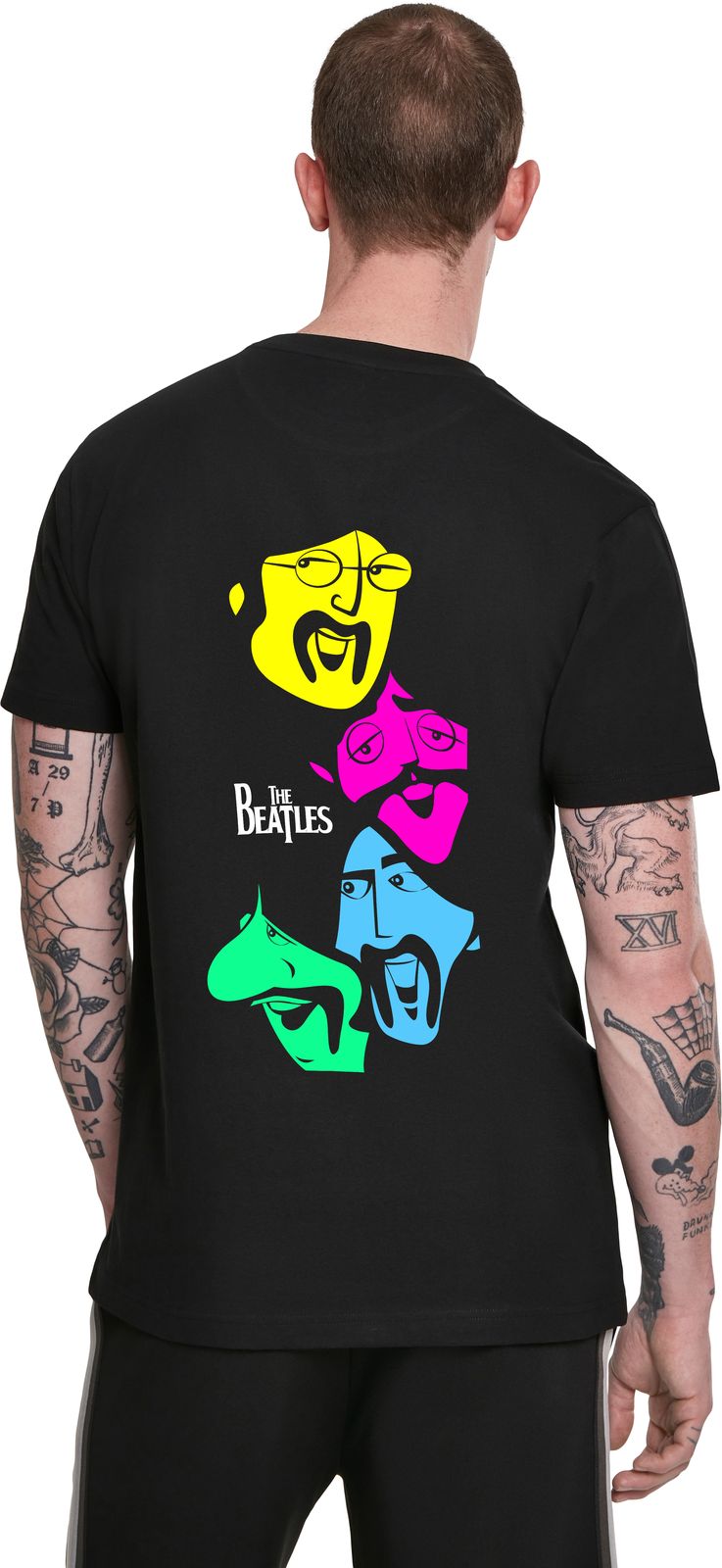 T-Shirt The Beatles 1 Rock Avenue Black ανδρικά Basic T-Shirts Simple Wear Μπλουζάκια κοντομάνικα