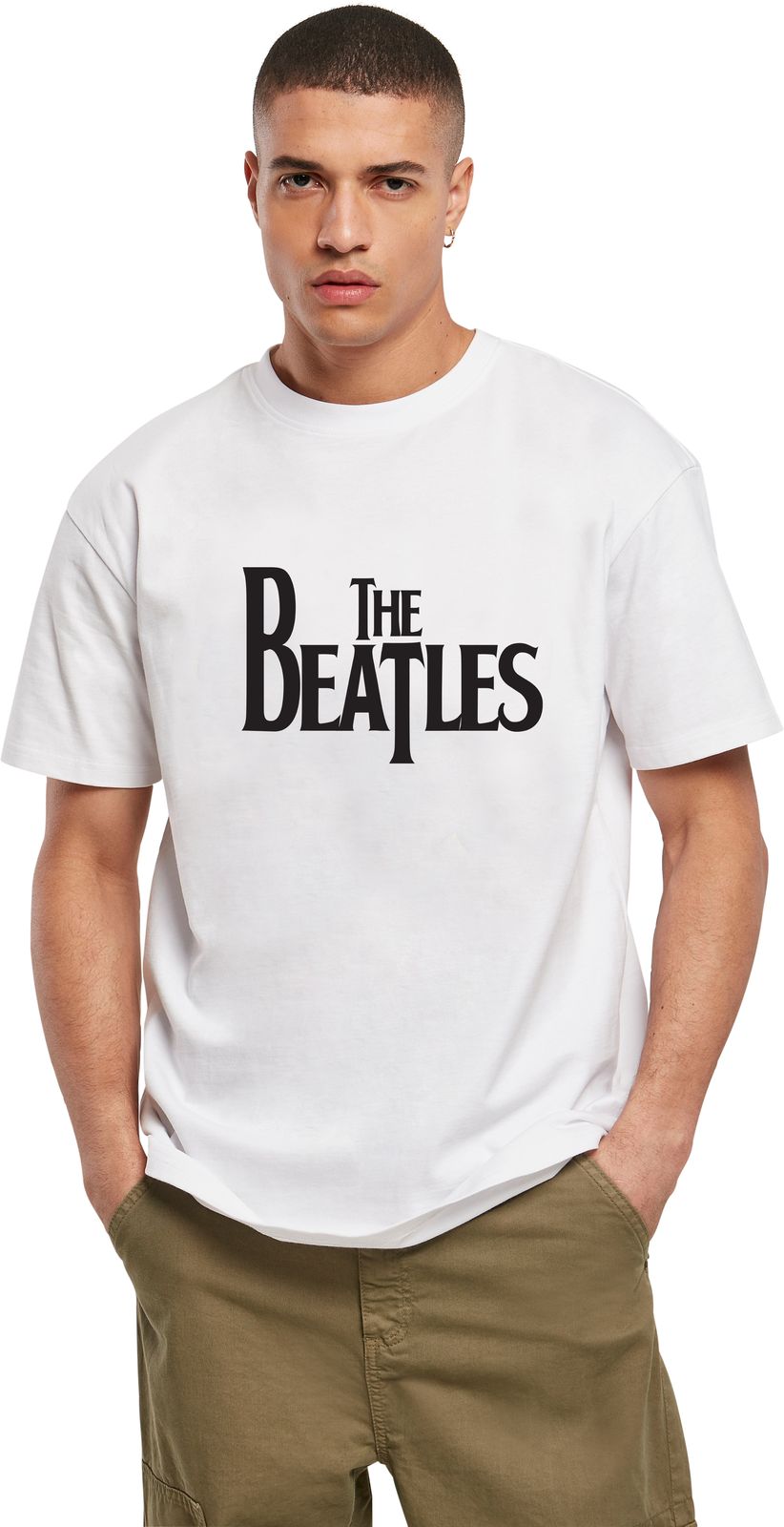 T-Shirt The Beatles Logo Name Art Rock Avenue White ανδρικά Basic T-Shirts Simple Wear Μπλουζάκια κοντομάνικα