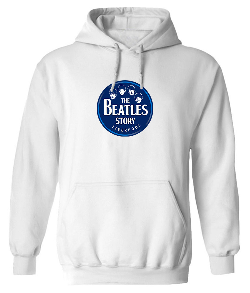 Hoodie The Beatles Story Rock Avenue White