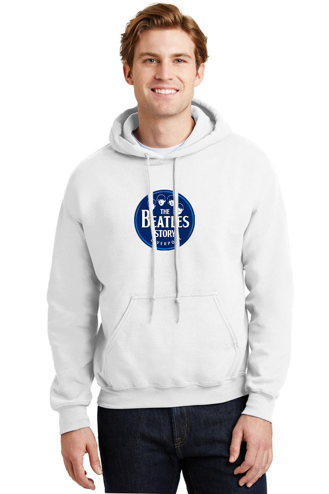 Hoodie The Beatles Story Rock Avenue White ανδρικά Φούτερ Simple Wear